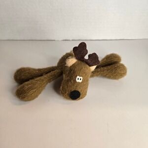 Vintage Rodney Reindeer Mini Plush Hallmark Christmas Toy 7" Stuffed Animal